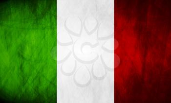 Royalty Free Clipart Image of an Italian Flag