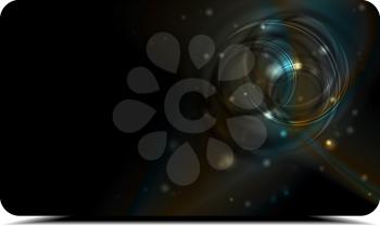 Royalty Free Clipart Image of an Abstract Cosmic Background