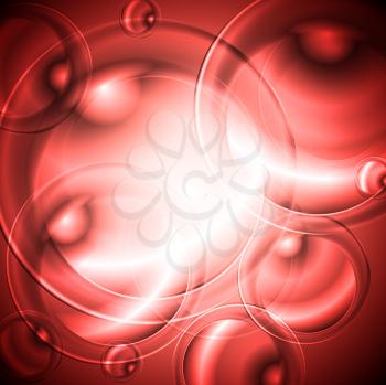 Royalty Free Clipart Image of an Abstract Red Background