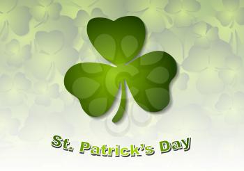 St. Patricks Day abstract vector background