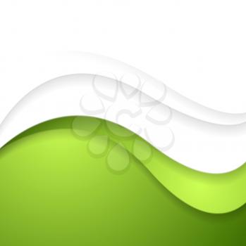 Bright abstract waves background. Vector template design