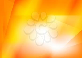 Abstract bright orange background. Vector template design