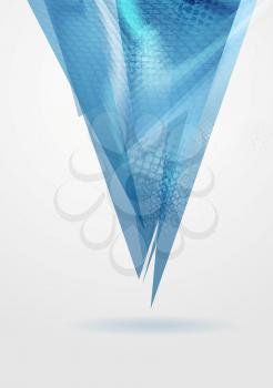 Abstract design template. Vector background