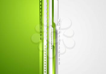 Abstract bright technology striped background. Vector illustration