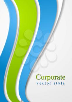 Concept waves vector style
