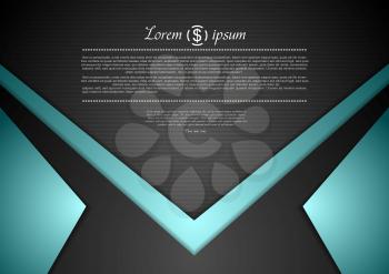 Vibrant corporate abstract background. Vector design