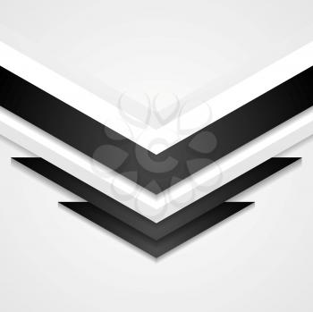 Abstract corporate background with arrows elements. Vector design