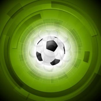 Sport tech football background. Vector design