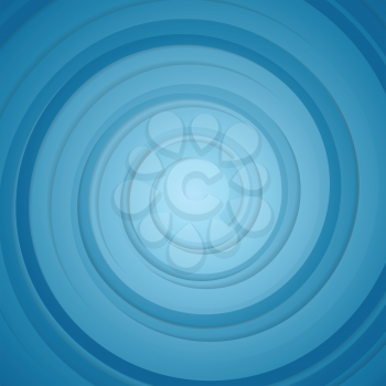 Abstract blue bright circles background. Vector design