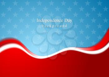 Abstract USA colors background. Vector design