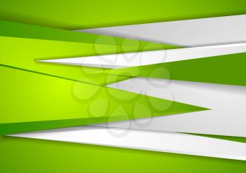 Abstract green tech corporate background. Vector design