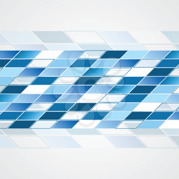 Tech abstract blue background. Vector design illustration