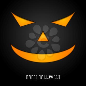 Halloween monster mask abstract vector design