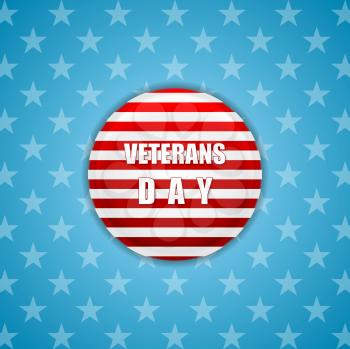 Abstract bright Veterans Day background. Vector design