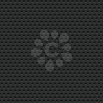 Black abstract tech texture. Vector background