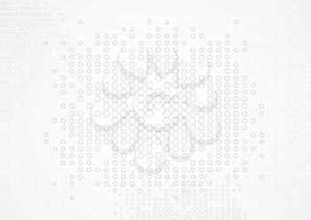 Abstract tech hexagons texture background. Vector graphic design
