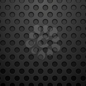 Dark concept circles technology vector background for web graphic design