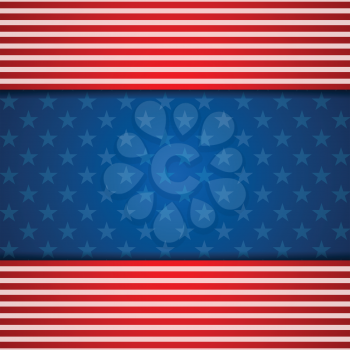 Presidents Day abstract USA flag colors background. Vector illustration