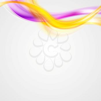 Abstract glowing colorful waves design, Bright vector waves graphic design
