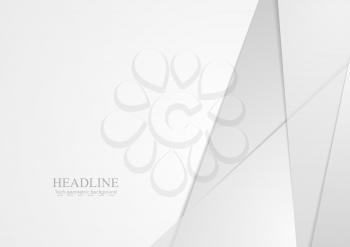 Light grey abstract material corporate background. Vector graphic design