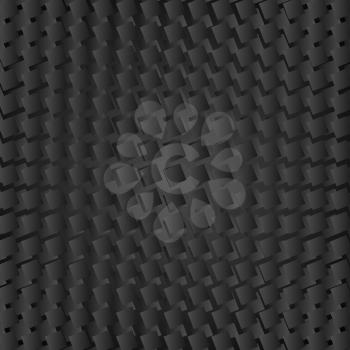 Abstract black geometric squares background. Vector digital design