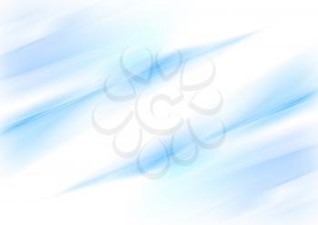 Abstract blue waves smooth gradient background. Vector soft design