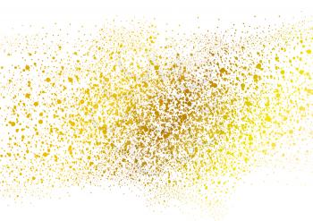 Abstract grunge golden dotted background. Vector design illustration
