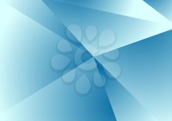 Bright blue abstract concept polygonal tech background. Vector digital art design