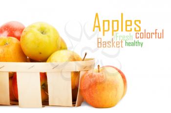 Royalty Free Photo of a Basket of Apples