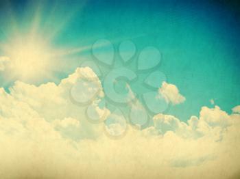 Royalty Free Photo of a Vintage Sky Background