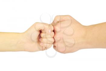 Royalty Free Photo of Two Hands