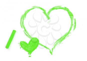 Royalty Free Photo of Painted Hearts