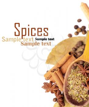 Royalty Free Photo of a Bunch of Spices