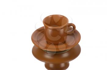 Royalty Free Photo of a Cup and Saucer