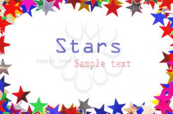 Royalty Free Photo of a Colourful Star Background