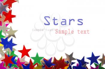 Royalty Free Photo of a Colorful Star Background