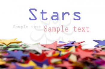 Royalty Free Photo of a Colourful Star Background
