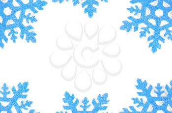 Royalty Free Photo of a Background of Snowflakes