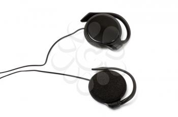 Royalty Free Photo of Black Headphones