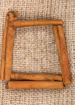 cinnamon sticks frame