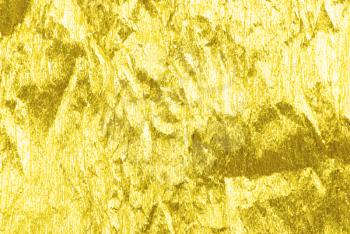 texture of golden foil close up view