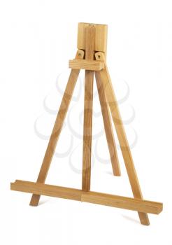 High quality artist easel isolated on white background