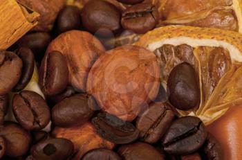 coffee beans and nuts