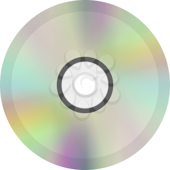 Royalty Free Clipart Image of a CD