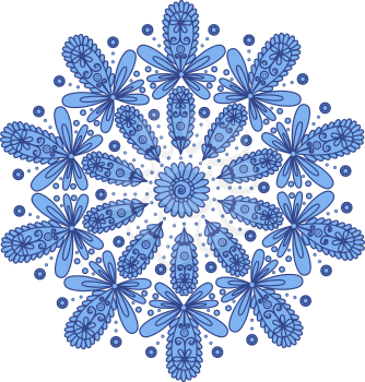 Royalty Free Clipart Image of a Lacy Design