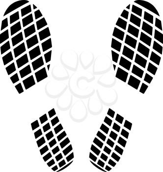 Black footprint icon