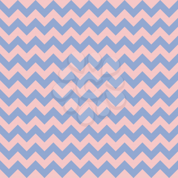 Chevron seamless pattern background. Vector illustration. Rose quarts and serenity colors.