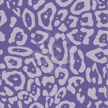 Seamless pattern. Vector illustration. Ultra violet. Animal skin.