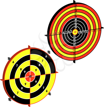 Royalty Free Clipart Image of Shooting Targets