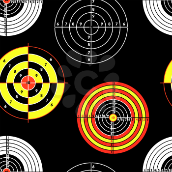 Royalty Free Clipart Image of Targets For Shooting Practice